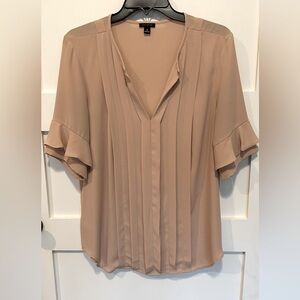 Ann Taylor ruffle sleeve blouse